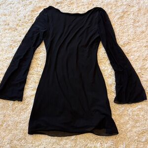 SHEIN Black Long Sleeve Top
